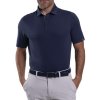 Pánska polokošeľa Kjus Savin Structure Polo S/S, Atlanta Blue L