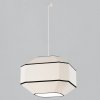 ACB C3917682BN Závesné svietidlo BAUHAUS LED E27, 15W, IP20, 60cm, biela/čierna