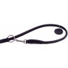 COLLAR Kožené vodítko okrúhle prepínacie Soft, 122/142/183cm/10mm, čierna