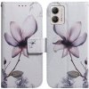 Peňaženkové kožené puzdro na Motorola Moto G13 / G23 / G53 5G - Magnolia