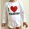 Milinko Unikátne detské body na dlhý rukáv Ľúbim maminku