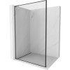 Mexen Kioto L sprchová zástena Walk-in 80 x 200 cm, čierny vzor, gun gray brúsený - 800-080-103-66-70