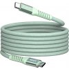 Verbatim USB kábel USB C samec - USB C samec, 100W, 1.2m, magnetický, zelený, box, 31855