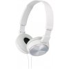 SONY sluchátka náhlavní MDRZX310W/ drátová/ 3,5mm jack/ citlivost 98 dB/mW/ bílá