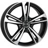 Alu disk MAK EMBLEMA 7.5x17, 5x114.3, 76, ET40 BLACK MIRROR