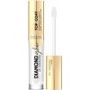 Eveline Cosmetics, Diamond Glow Lip Luminizer vrchná vrstva s kyselinou hyalurónovou 01 Transparent 4,5 ml