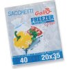 Gallo Plastic Priehľadné Vrecko Do Mrazničky 20X35 40Ks -