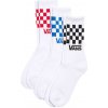 Vans Classic Check Crew 3 Pack Checkerboard White 27-30.5