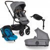 EASYWALKER Kočík kombinovaný Harvey3 Premium 4v1 Diamond Grey/Summer Blue VP-F173471