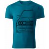 T-ričko BMW e30 pánske tričko Farba trička: Petrolejová Modrá, Farba potlače: Čierna, Veľkosť: 3XL