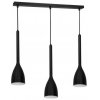Luminex | Luster na lanku ISTAPPAR 3xE27/60W/230V čierna | LU3296