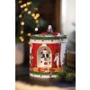 Villeroy & Boch Christmas Toys hracia skrinka svietnik Santa s darčekmi 16x16x21,5 cm