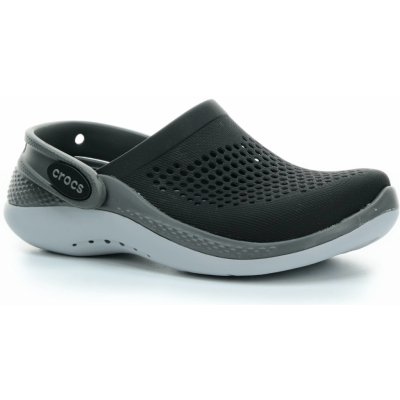 Crocs Kids' LiteRide 0 Clog Black/Slate Grey