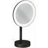 Kludi Vela R Kozmetické zrkadlo s LED osvetlením, brúsený Gunmetal 58995N2F