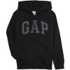 GAP INSULATED FULLZIP LOGO Chlapčenská mikina, čierna, XL