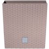 kvetináč 22cm RATOlow DRTS225L-7529U mocca plastový PROSPERPLAST