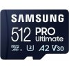 Samsung MicroSDXC 512 GB PRO Ultimate + SD adaptér MB-MY512SA/WW