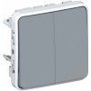 Konektor Legrand Stair Plexo55 Double Grey (069525)