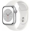 Inteligentné hodinky Apple Watch 8 GPS 45 mm strieborné