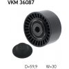 SKF Vratná/vodiaca kladka rebrovaného klinového remeňa VKM36087