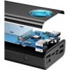 Baseus Amblight powerbanka s digitálním displejem QC 30000mAh Overseas Edition + kabel Type-C/Type-C 100W 1m, černá