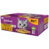 Whiskas Adult hydinový výber s kuracím morčacím hydinovým kačacím mäsom v želé 80 x 85 g