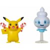 Jazwares, LLC. Figúrka Pokémon Holiday Edition Battle Figure - PIKACHU, VANILLITE 2-pack