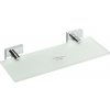 SAPHO XQ602 X-Square polička sklenená 30 x 5,5 x 13 cm, číra