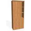 Hobis - Policová skriňa Strong, 80x192x40 cm, jelša/jelša