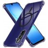 Techsuit - Shockproof Clear Silicone MagSafe puzdro pre Samsung Galaxy A17 5G / A17 4G – dymovo čierne