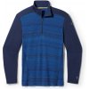 Smartwool CLASSIC THERMAL MERINO BL 1/4 Zip B deep navy color shift Veľkosť: XL spodná bielizeň