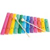 Bino xylofón 12 tónový junior 33 cm kov/drevo