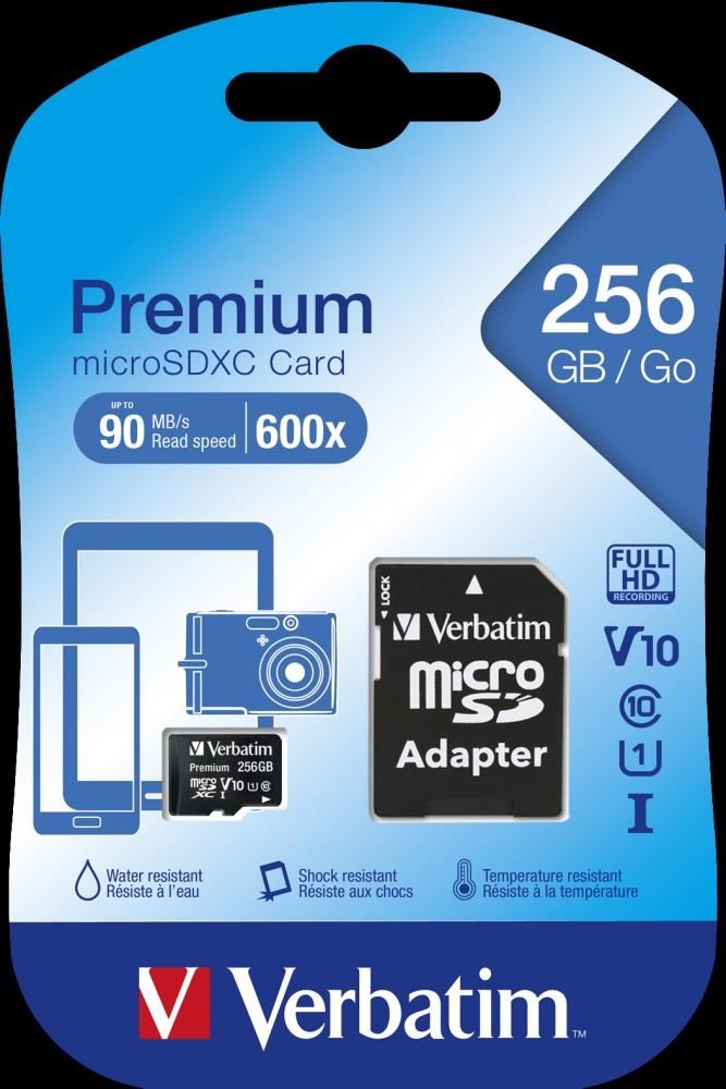 Verbatim microSDXC UHS-I 256GB 44087