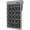 Trust Xalas Wireless numpad/Bezdrátová USB/Stříbrná (25709)
