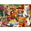 BLUEBIRD Puzzle Mačiatka v kôlni 3000 dielikov