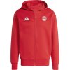 Pánska mikina adidas, FC BAYERN ANTHEM červená,biela M