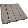 ONEK Plastová dlažba SNAPWOOD 38 x 38 x 2,5 cm svetlo hnedá 1 ks