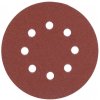 MILWAUKEE Brúsny papier O 125 mm, zrnitosť 120 – 5 ks