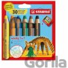 Stabilo woody pastelky 3 v 1 Tiger 6 ks