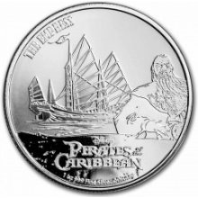 New Zealand Mint strieborná minca Piráti z Karibiku Cisárovná 2021 1 Oz