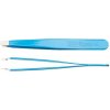 Nippes Solingen Pinzeta modrá, rovná, nerez 9,5 cm