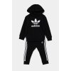 Detská tepláková súprava adidas Originals HOODIE SET čierna farba, IY4785 110