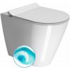 GSI KUBE X WC misa stojaca, Swirlflush, 36x55cm, spodný/zadný odpad, biela ExtraGlaze 941011