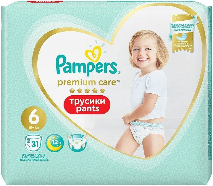 Pampers Premium Care Pants 6 31 ks od 13,5 € - Heureka.sk