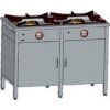 Plynový gastronomický sporák 2-hořákový, 1150x600x850 mm se skřínkou, 2x9 kW | EGAZ, TG-220.IV