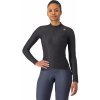 Castelli Espresso Thermal W LS, Light black Veľkosť: XL Dámsky cyklistický dres do chladných podmienok