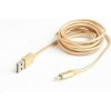 Gembird CCB-mUSB2B-AMLM-6-G USB to 8-pin, 1,8m, zlatý