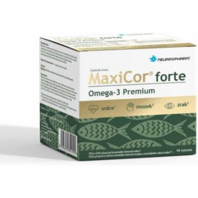 NEURAXPHARM Maxicor forte omega-3 premium 90 kapsúl - MaxiCor Forte Omega-3 Premium 90 tabliet