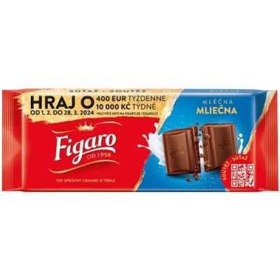 Figaro čokoláda mliečna 80 g