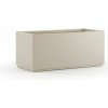STEFANPLAST Kvetináč, vyvýšený záhon ETHICA 80x36x35cm krémovo biela